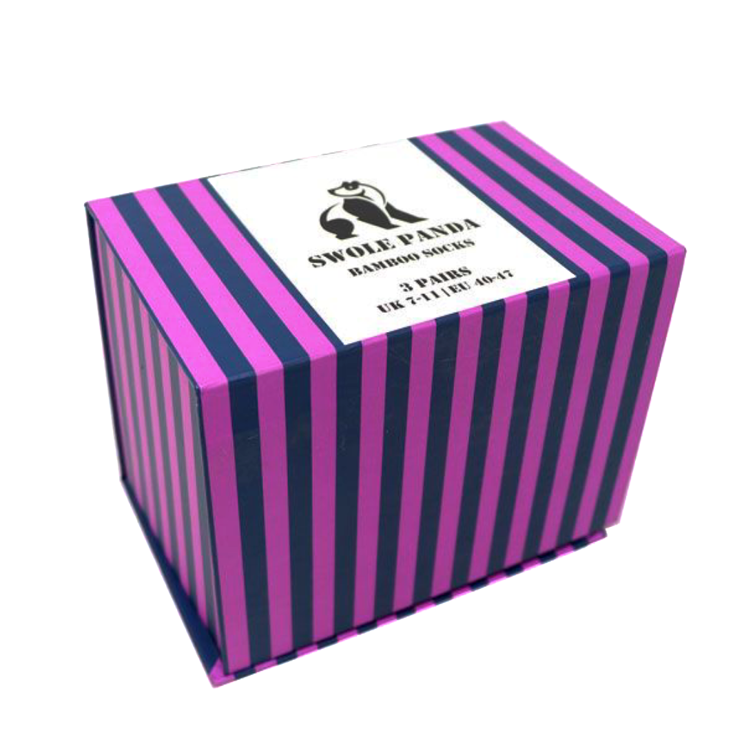 Stripy Swole Panda Gift Box